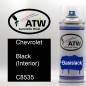 Preview: Chevrolet, Black (Interior), C8535: 400ml Sprühdose, von ATW Autoteile West.